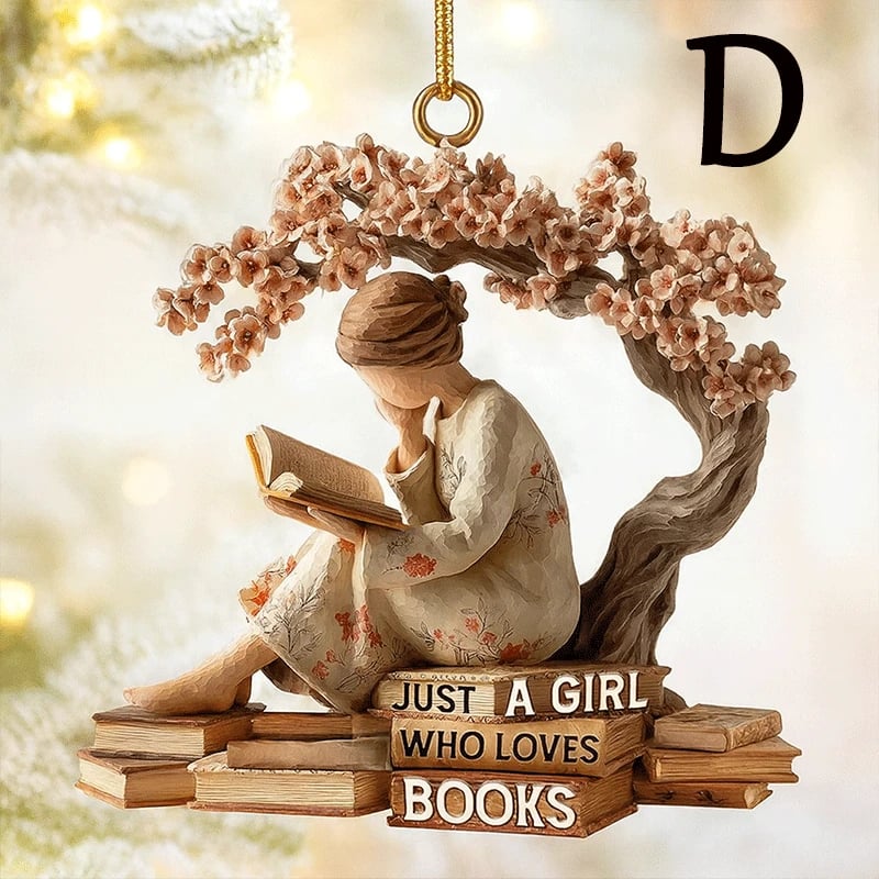 🔥LAST DAY 50% OFF - 🎄📚Reader Christmas Decoration