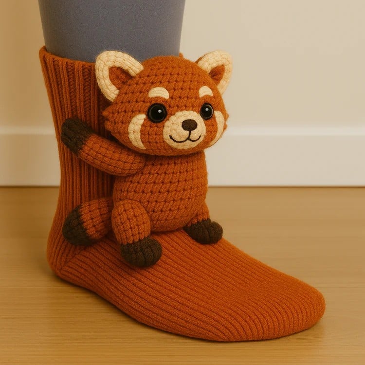 🎁 Last Day 50% OFF – Cosy 3D Knit Animal Socks, Cute & Comfy for You or a Lovely Gift 💝