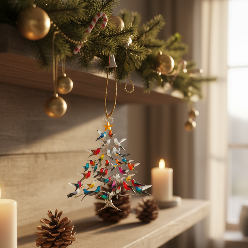 ✨🐦 Hummingbird Holiday Ornament – Nature’s Beauty in Your Home 🎄ROSOPLTM