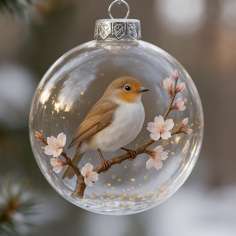 Nature’s Birds Ornament Gift
