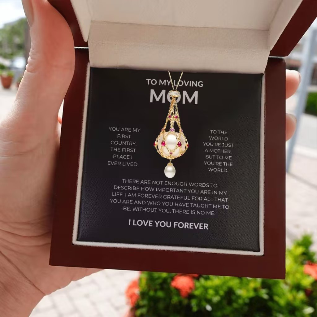 Pearl & Gemstone Lavalier Pendant