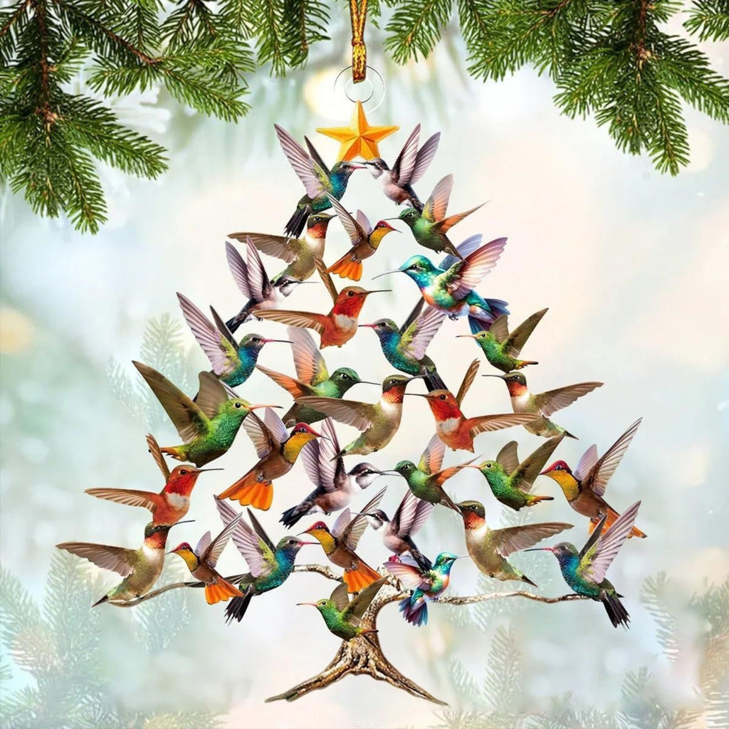 ✨🐦 Hummingbird Holiday Ornament – Nature’s Beauty in Your Home 🎄ROSOPLTM