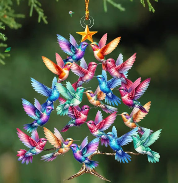 ✨🐦 Hummingbird Holiday Ornament – Nature’s Beauty in Your Home 🎄ROSOPLTM
